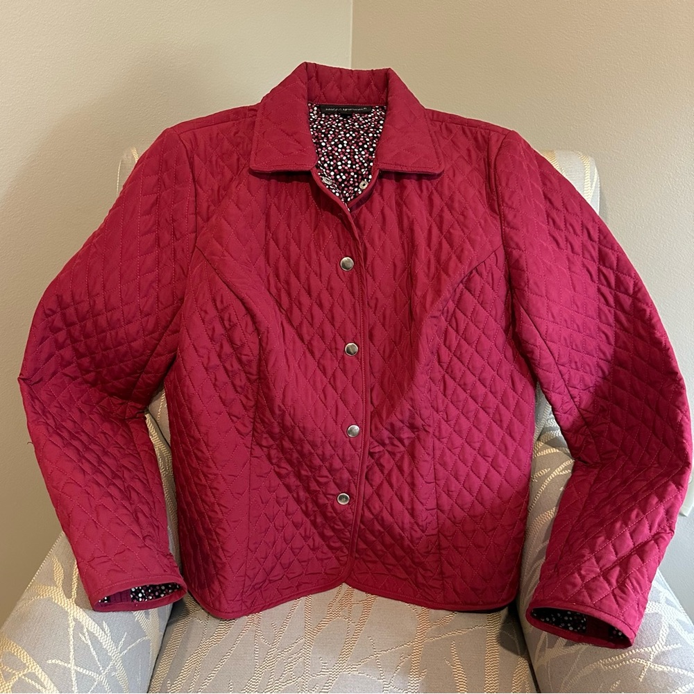 Briggs New York Quilted Jacket, Size 8